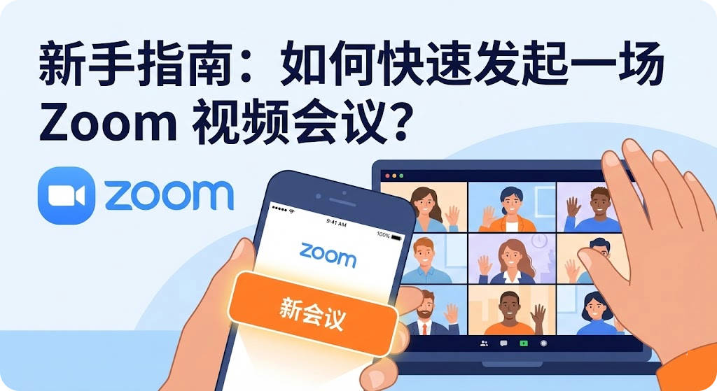 Zoom如何快速发起一场高质量的视频会议
