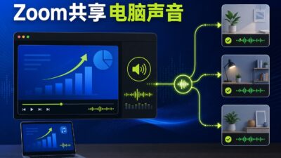 Zoom共享电脑声音：共享入口、声音路径与无声排查